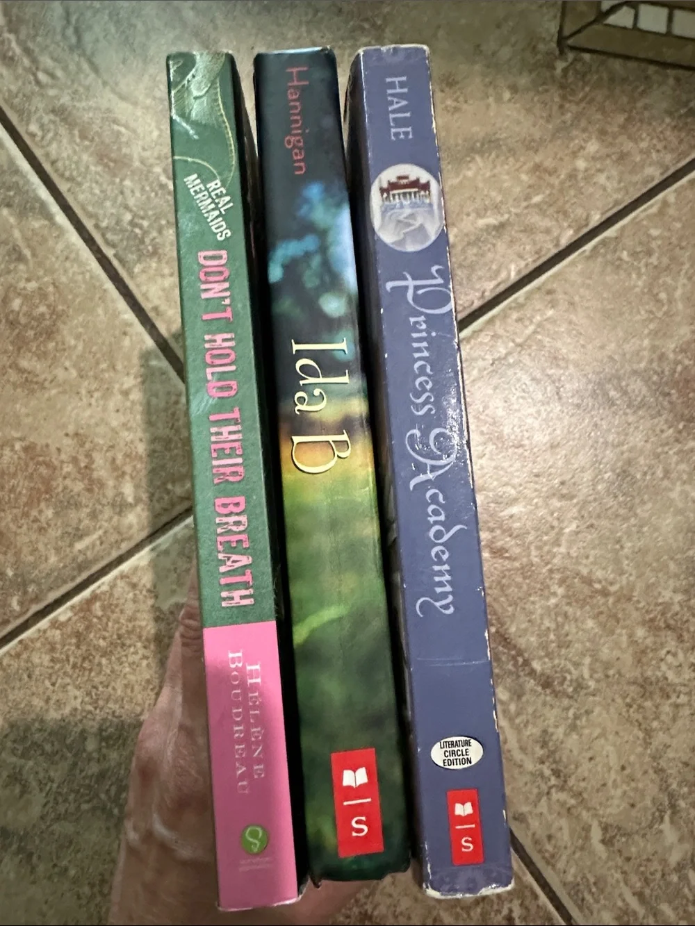 Middle Grade Girls 3 Book Lot Princess Academy Ida B Real Mermaids Fantasy